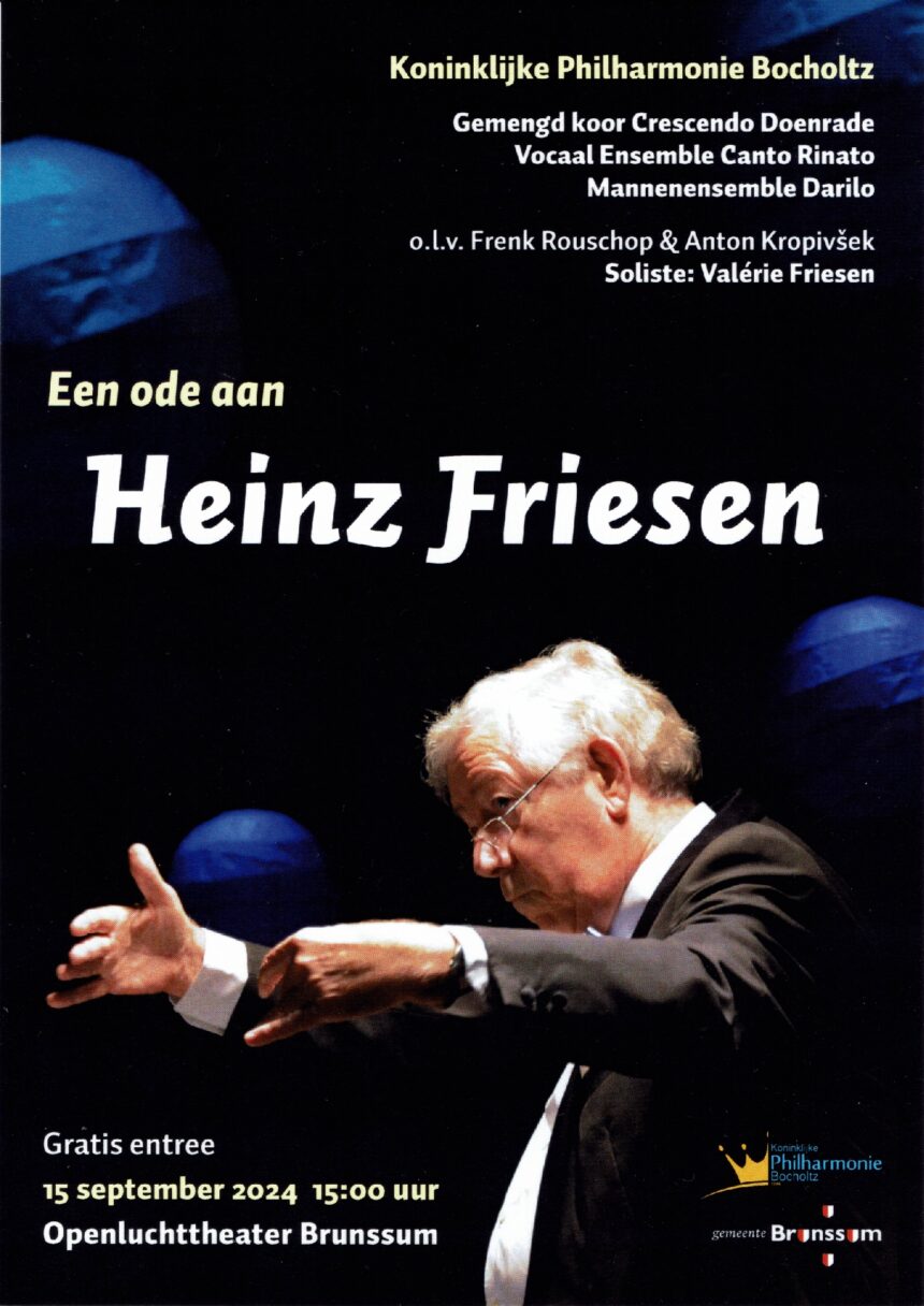 heinz friesen Ode aan Heinz Friesen